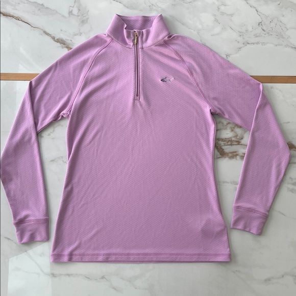 NWOT Greg Norman WOMEN'S LONG SLEEVE CLASSIC PIQUE POLO Lilac - Picture 1 of 3